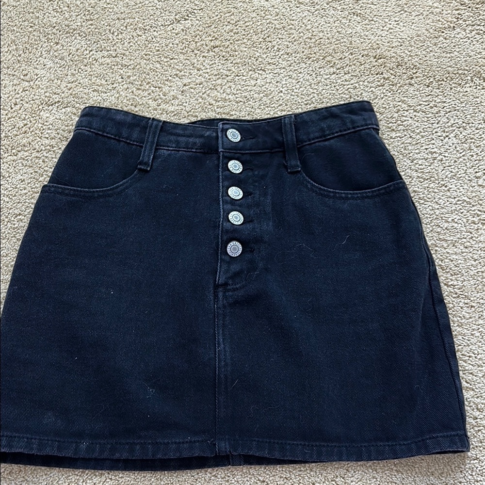 PacSun Blue A-Line Mini Skirt Casual